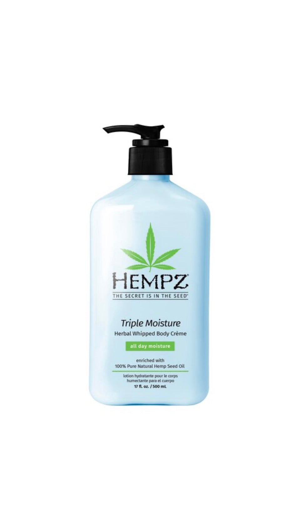 Hempz Herbal Body Moisturizer, Triple Moisture 17 OZ