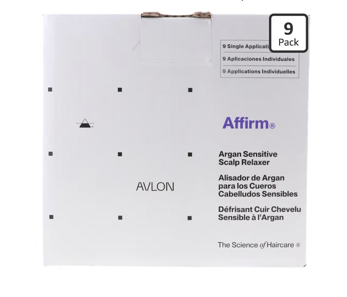 Avlon - Affirm Moisture Plus Sensitive Scalp Relaxer 9 Pack