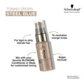 Schwarzkopf Steel Blue BlondMe Blonde Wonders Toning Drops