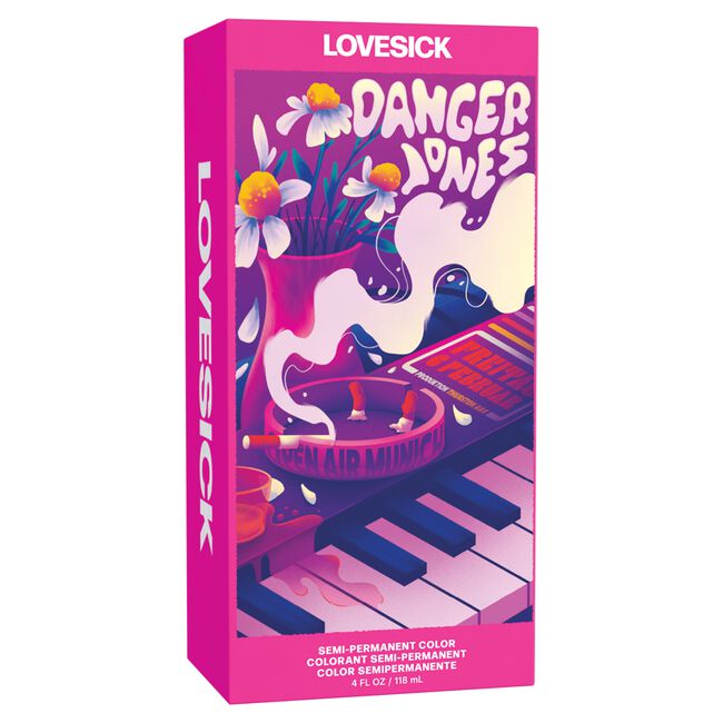 DANGER JONES LOVESICK NEON PINK SEMI-PERMANENT HAIR COLOR 118 ML / 4 FL.OZ